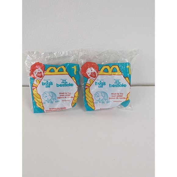 McDonald's A Bug's Life Toys From 1998 Sealed Bag Set of 2 - Picture 1 of 4